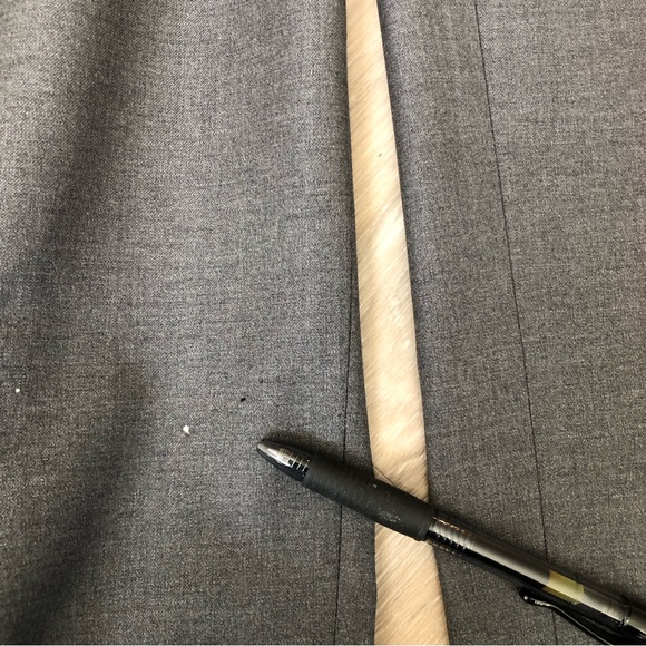 zanella mens dress pants 34 platinum pleated gray loro piana wool super 130’s - Picture 7 of 9